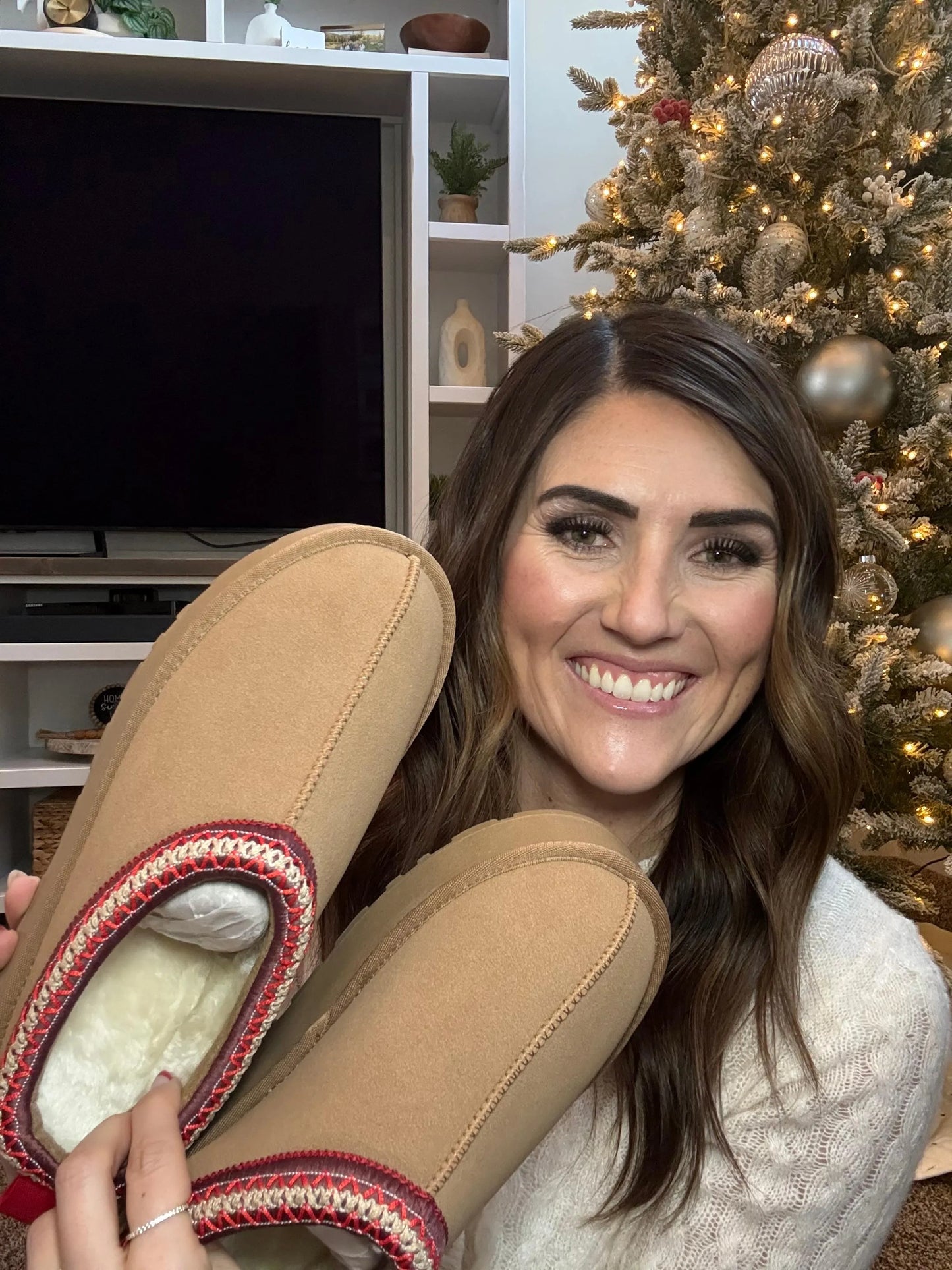 Mules Fourrées Hiver Chic Femme