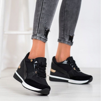 Baskets Noires & Dorées