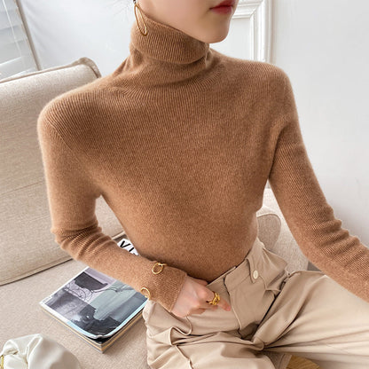 Haut Tricoté Col Rond Élégant