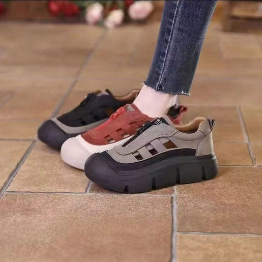 Chaussures Plateforme  à Coupe Aérée