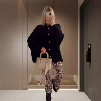 Cardigan Décontracté Uni – Coupe