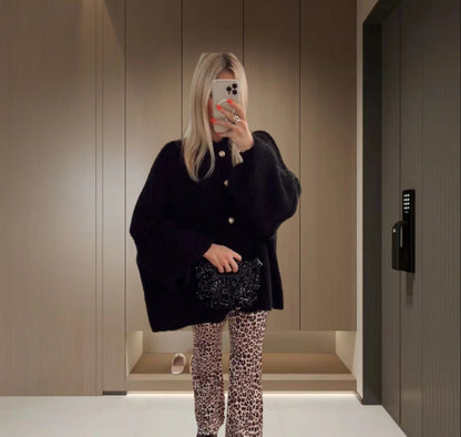 Cardigan Décontracté Uni – Coupe