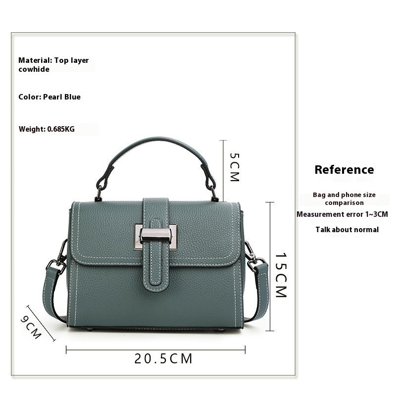 Sac porté travers en cuir véritable